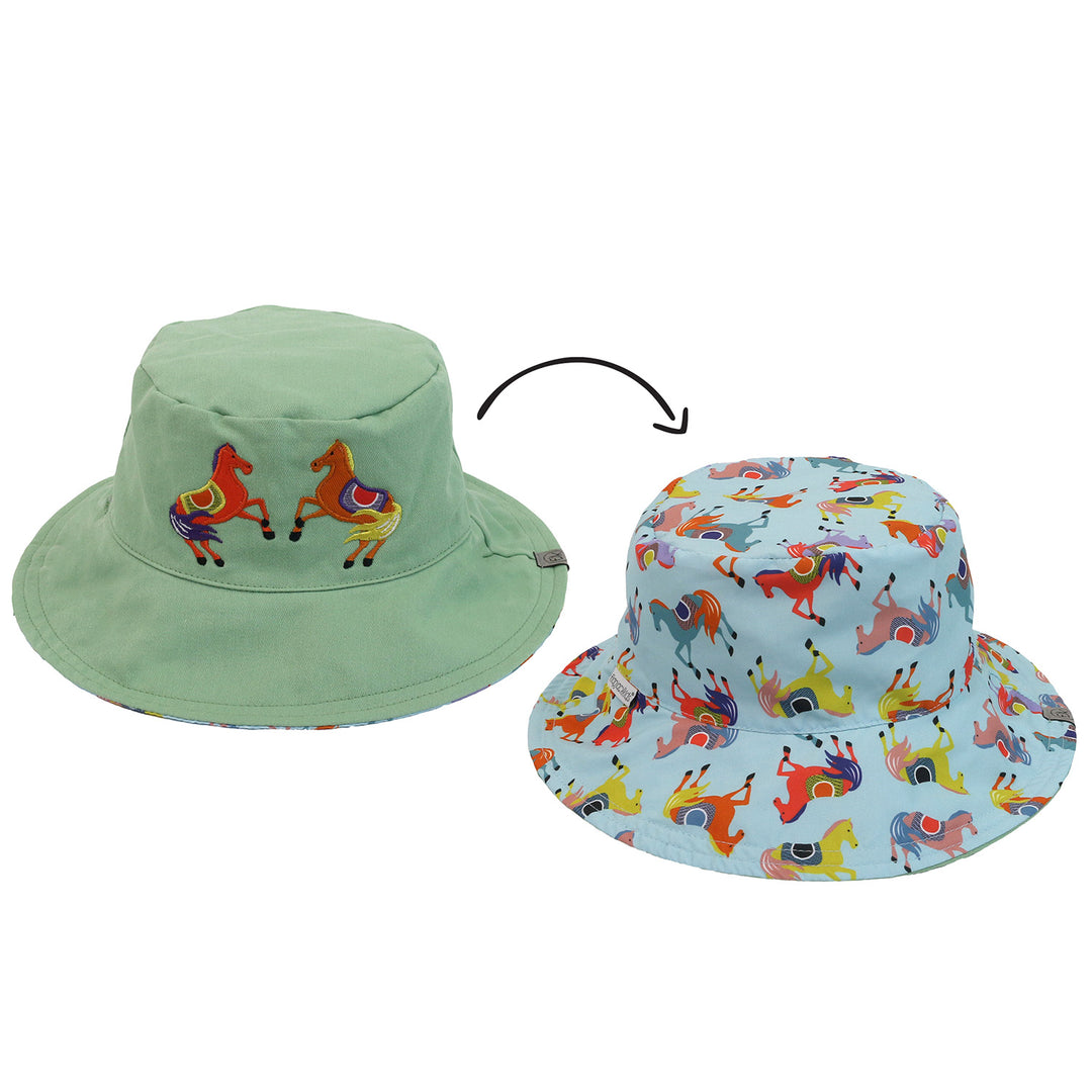 Kids Reversible Mixed Sun Hat