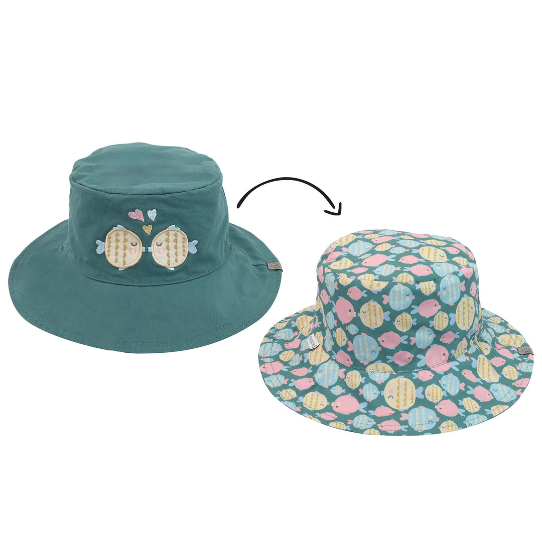 Kids Reversible Mixed Sun Hat