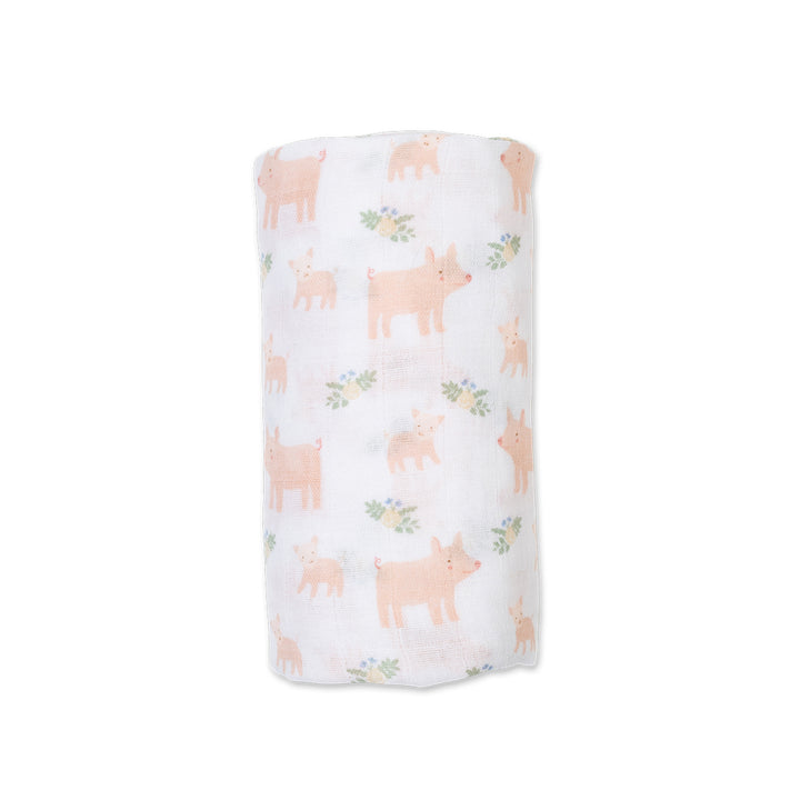 Cotton Muslin Swaddle Blanket - 40x40