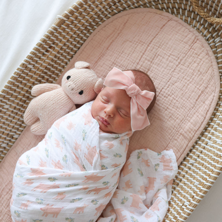 Cotton Muslin Swaddle Blanket - 40x40