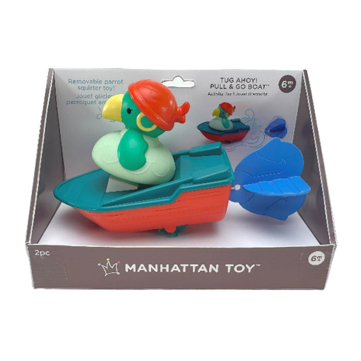 Tug-Ahoy! Pull & Go Boat