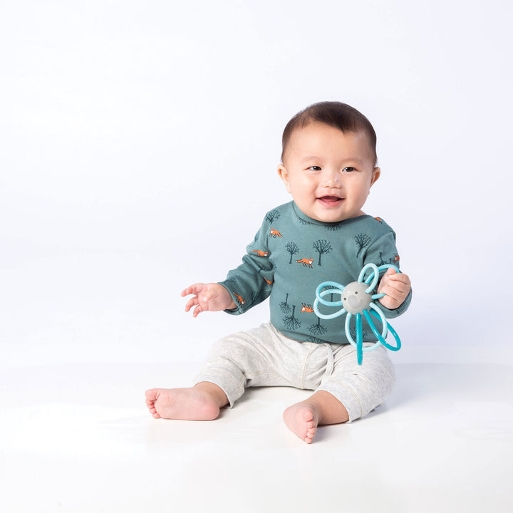 Winkel Elephant Rattle + Sensory Teether