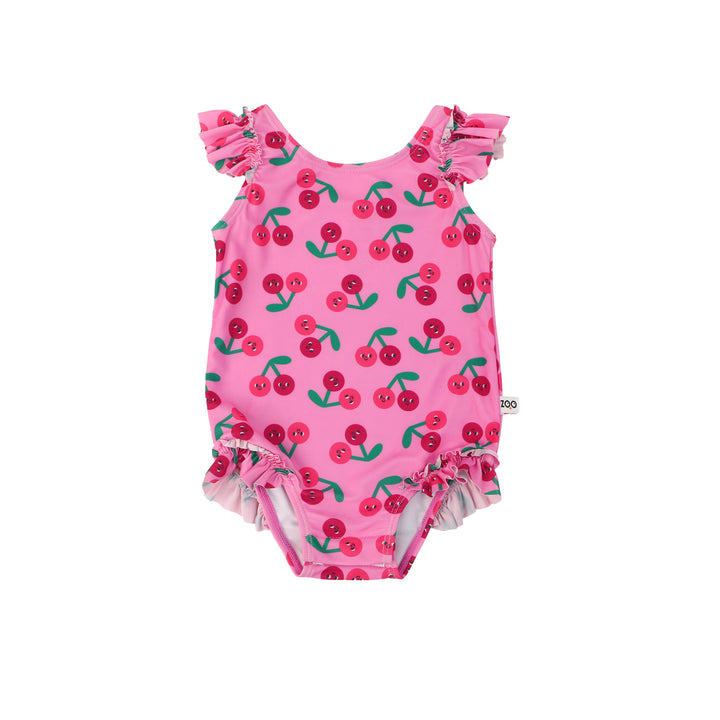 Baby Ruffled 1 Piece Swimsuit