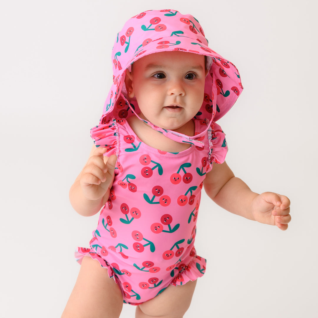 Baby Ruffled 1 Piece Swimsuit