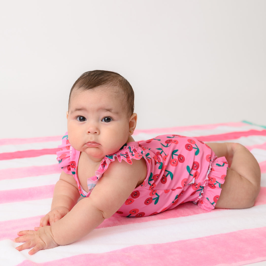Baby Ruffled 1 Piece Swimsuit