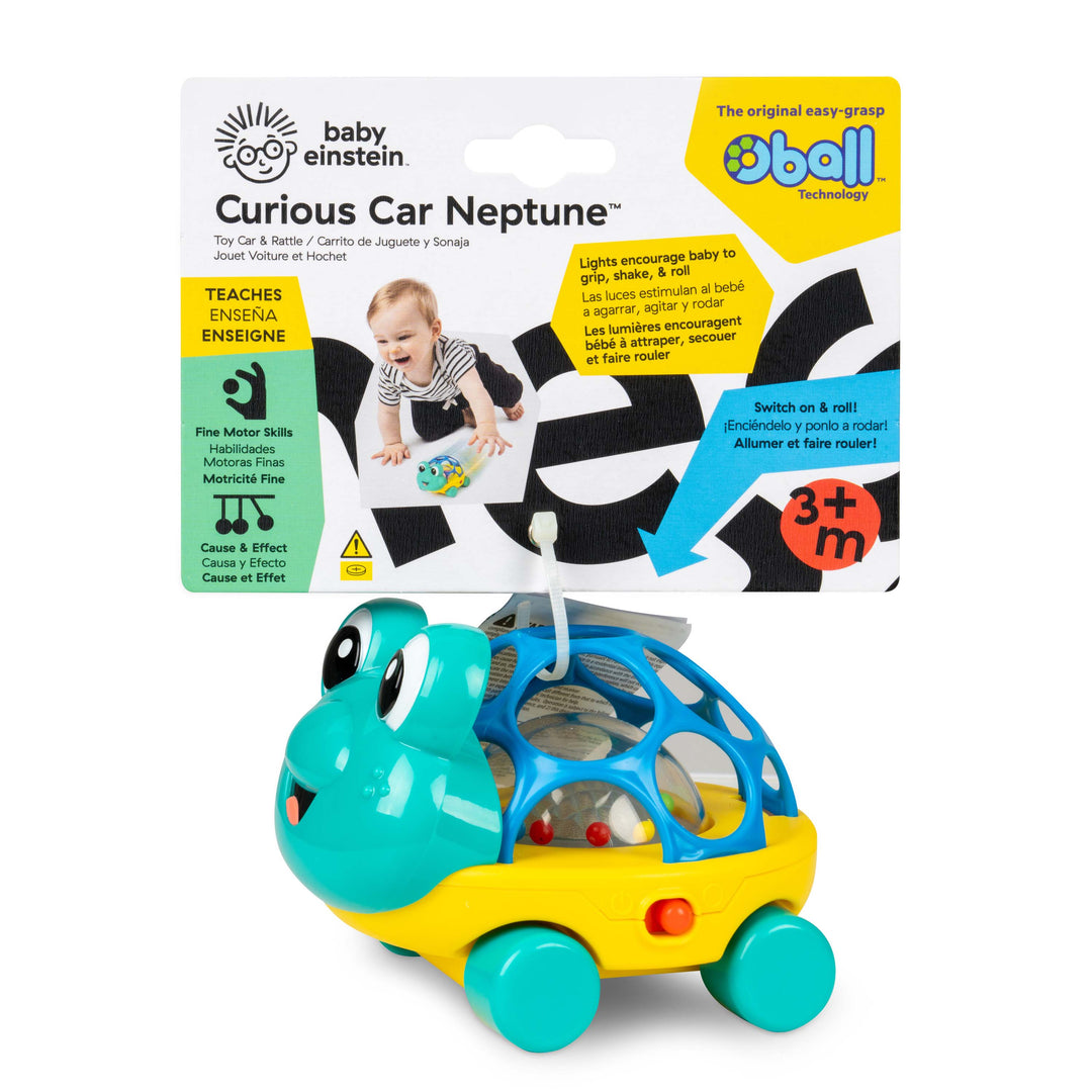 Curious Car Neptune Oball Toy Car & Rattle