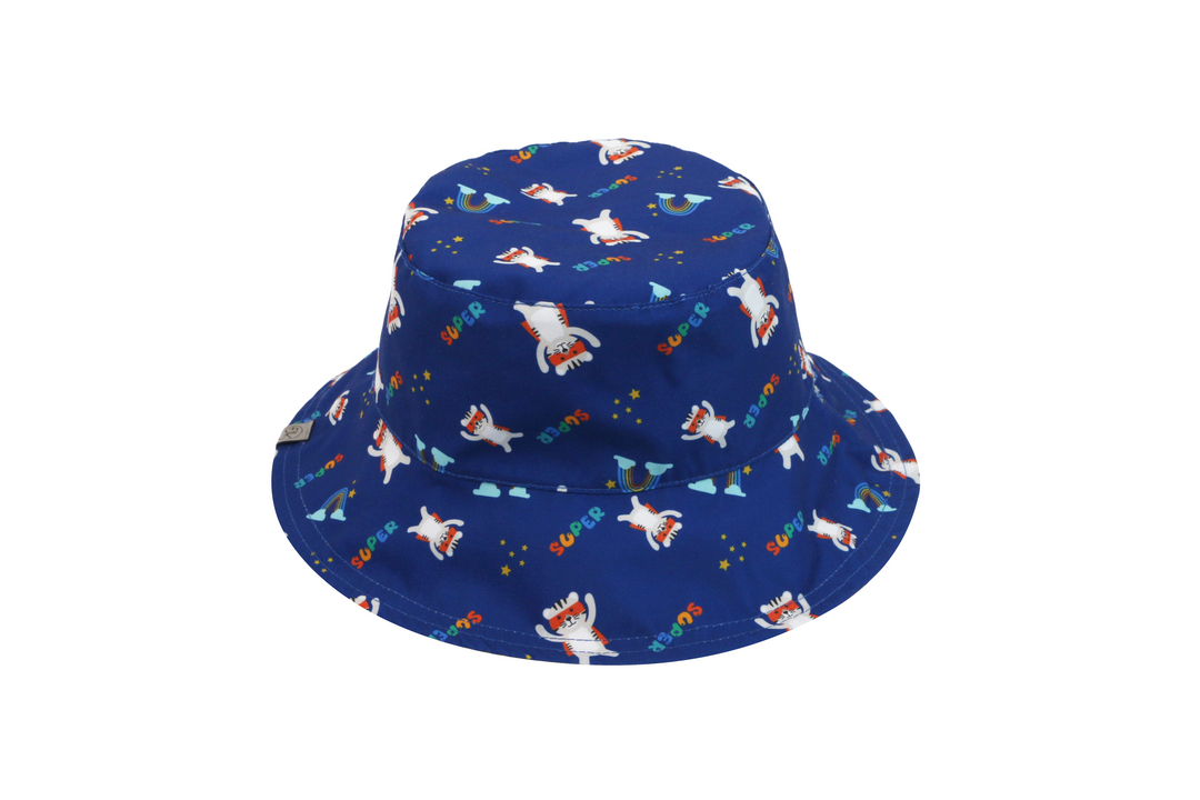 Reversible Kids UPF50+ Patterned Sun Hat