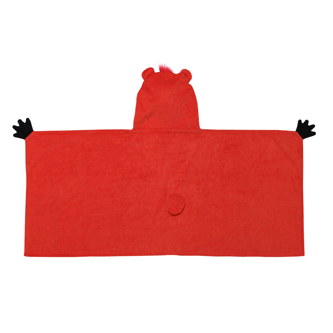 Kids Plush Terry Hooded Bath Towel