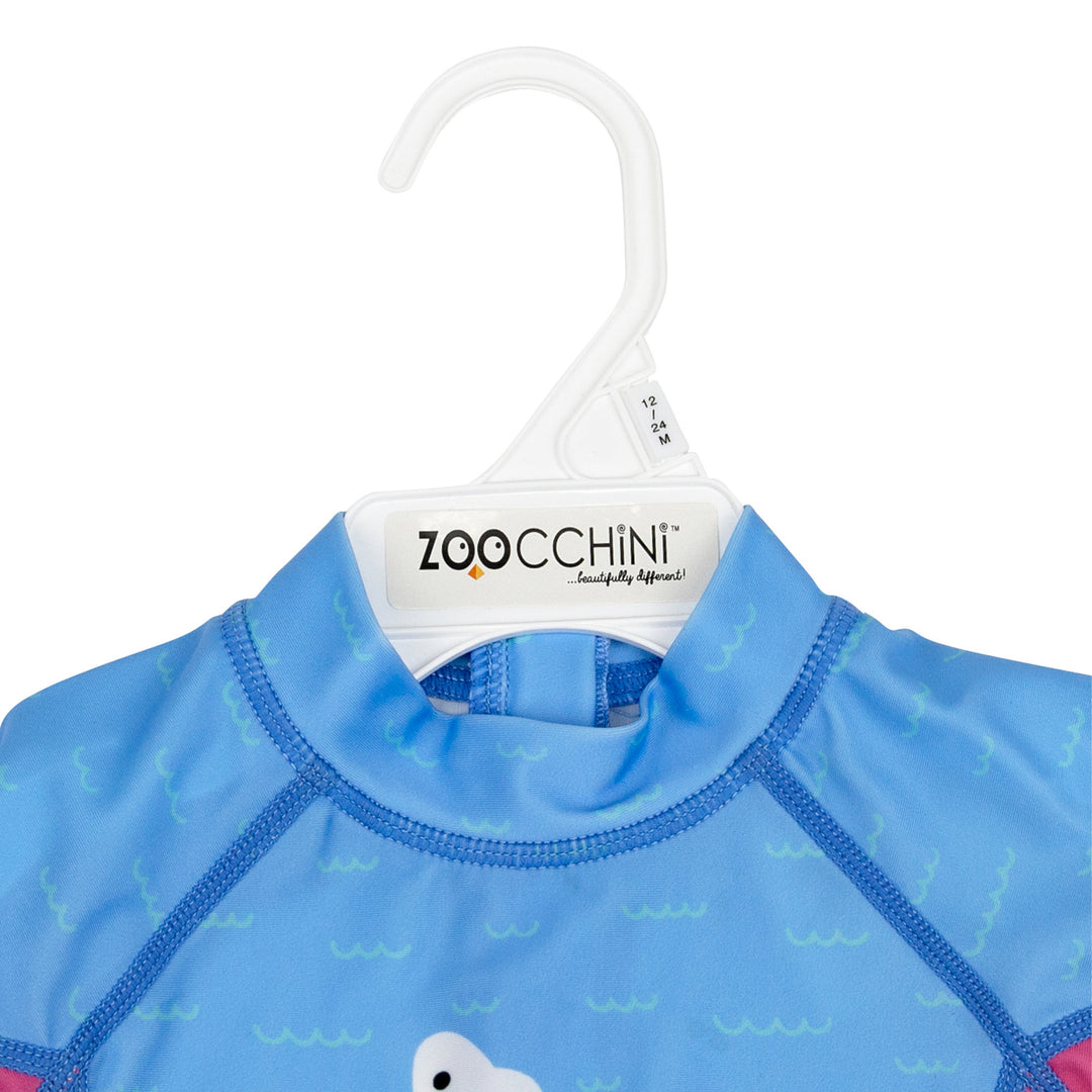 Baby + Toddler UPF50+ Rashguard One Piece Swimsuit - Sophie the Shark