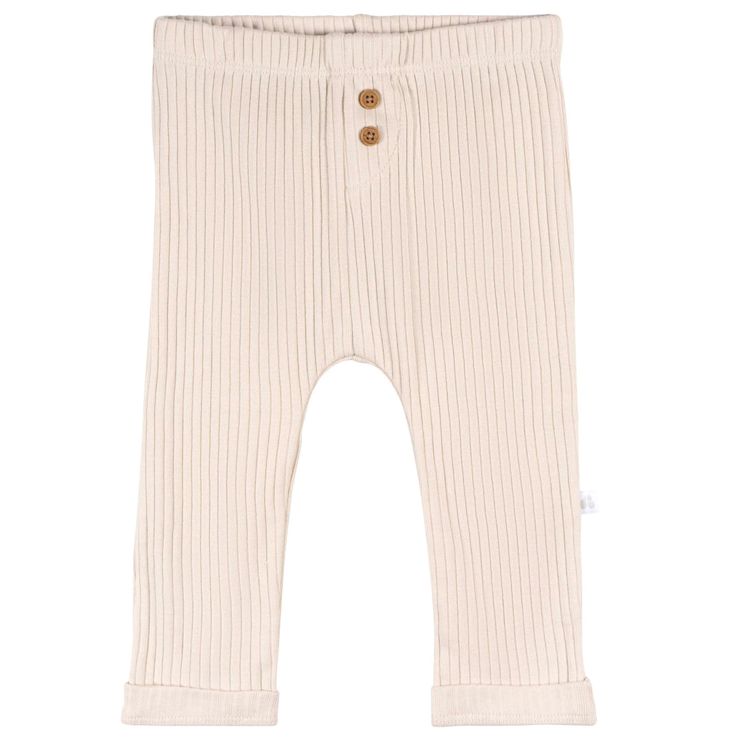 Just Born by Gerber Baby Neutral 2-Pack Pants - TAN