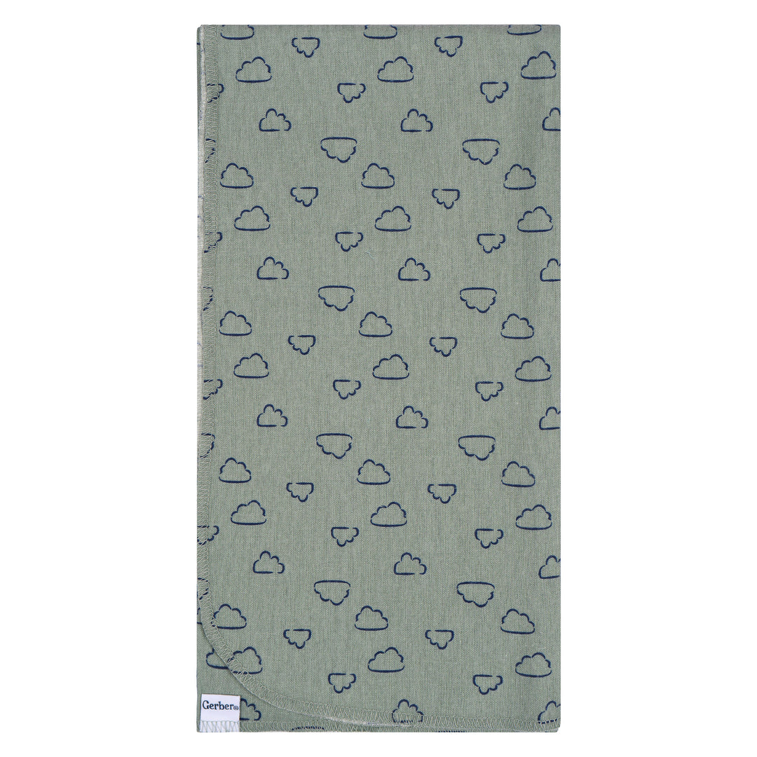 Flannel Receiving Blanket - 4pk