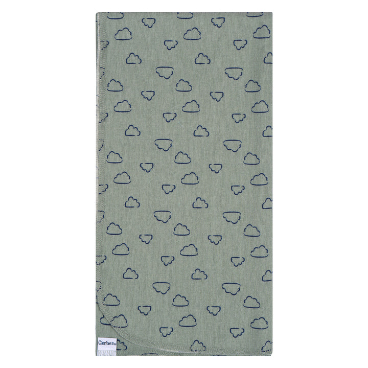 Flannel Receiving Blanket - 4pk