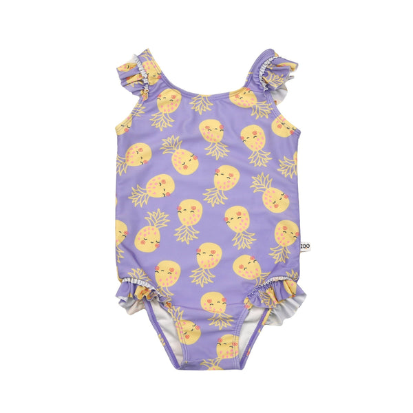 Baby Ruffled 1 Piece Swimsuit