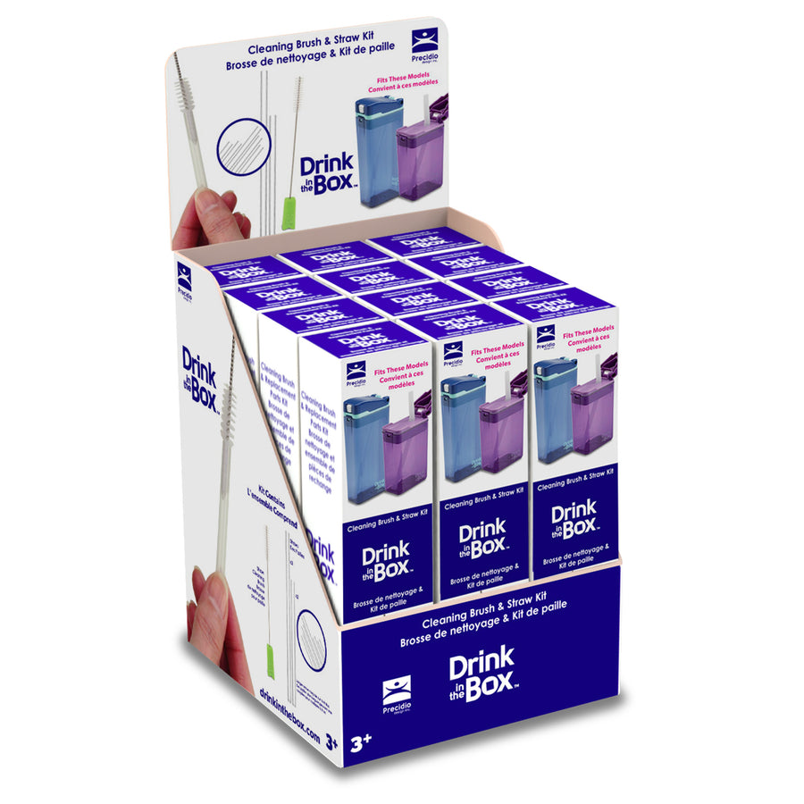 Drink in the Box - Counter Display Cleaning-Replace Kit 12PK Drink in the Box - Cleaning/Replace Kit Display 12PK 055705245232