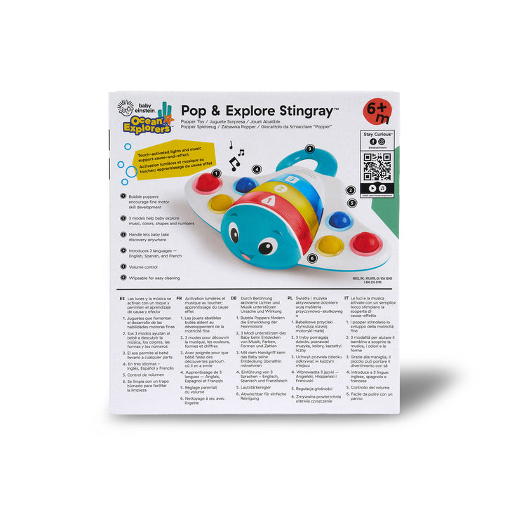 Pop & Explore Stingray™ Popper Toy