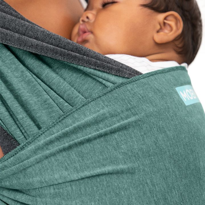 Reversible Wrap Baby Carrier in Jade/Grey