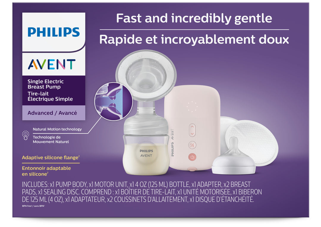 Single Electric Breast Pump Advanced with Natural Motion Technology