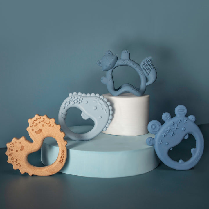 Trio Teether - Lullaby Blue