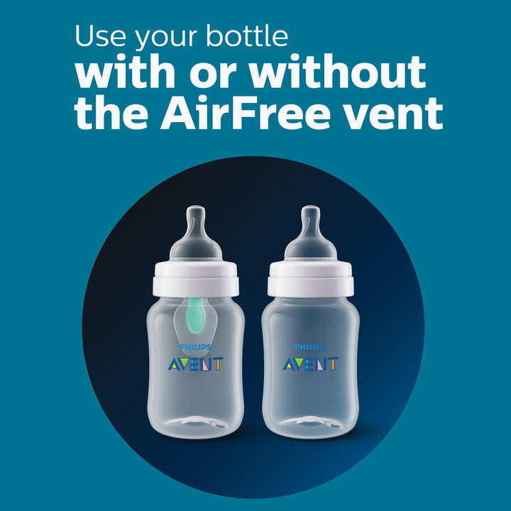 Anti-colic Baby Bottle with AirFree Vent All In One Gift Set with Bottle Warmer