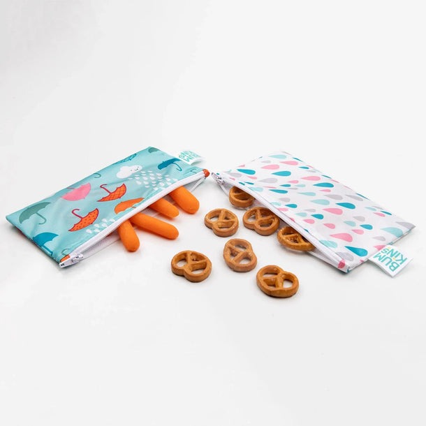 Reusable Snack Bag 2pk - Rain