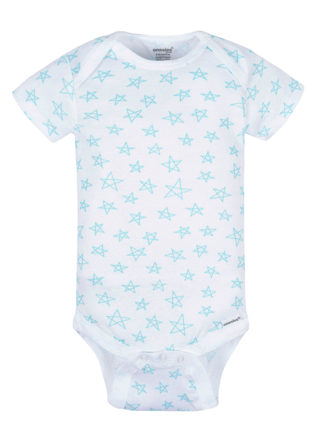 Onesies® Brand 8-Pack Baby Neutral Stars Short Sleeve Bodysuits