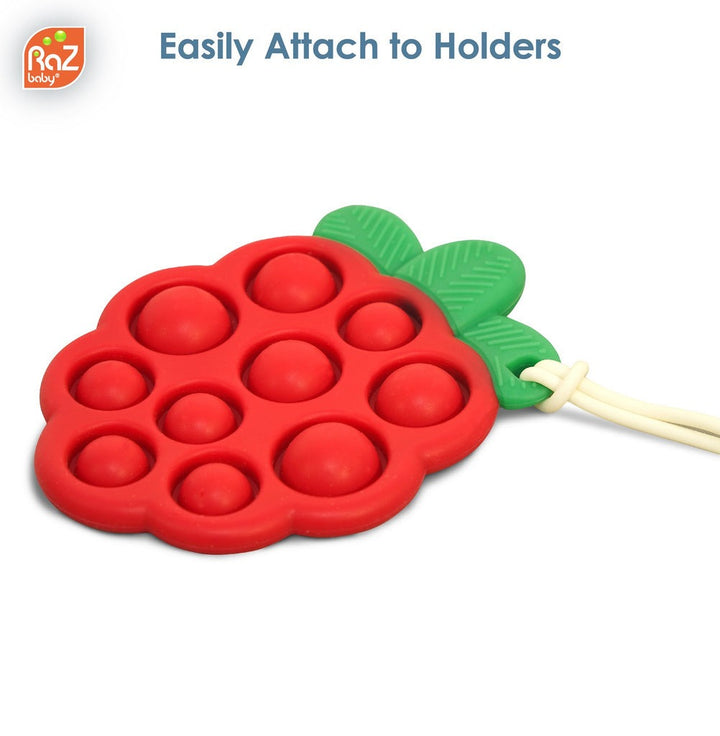 RaZberry Pop Silicone Teether