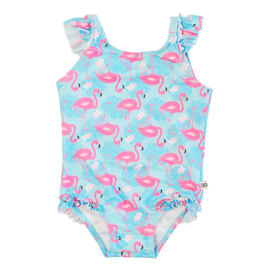 Baby Ruffled 1 Piece Swimsuit