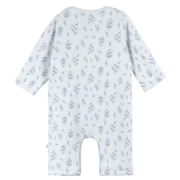 1 Piece Side Tie Coverall - Blue