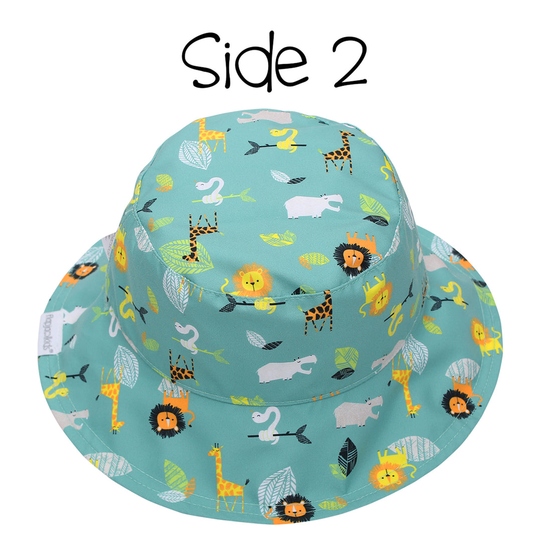 Reversible Kids UPF50+ Patterned Sun Hat