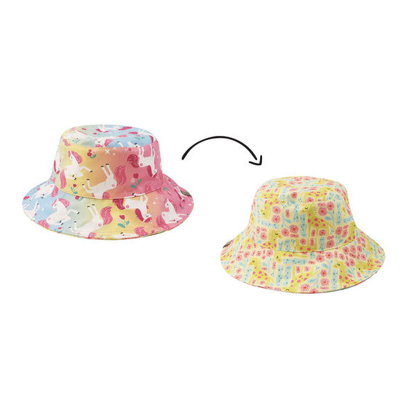 Reversible Kids UPF50+ Patterned Sun Hat