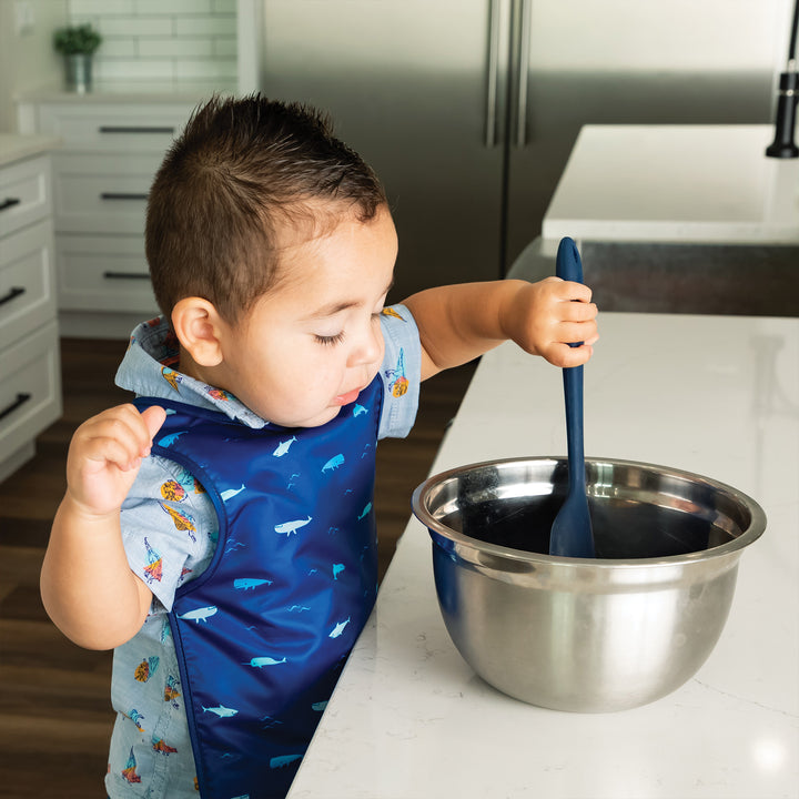 Mess-proof Apron Bib - Ocean Life