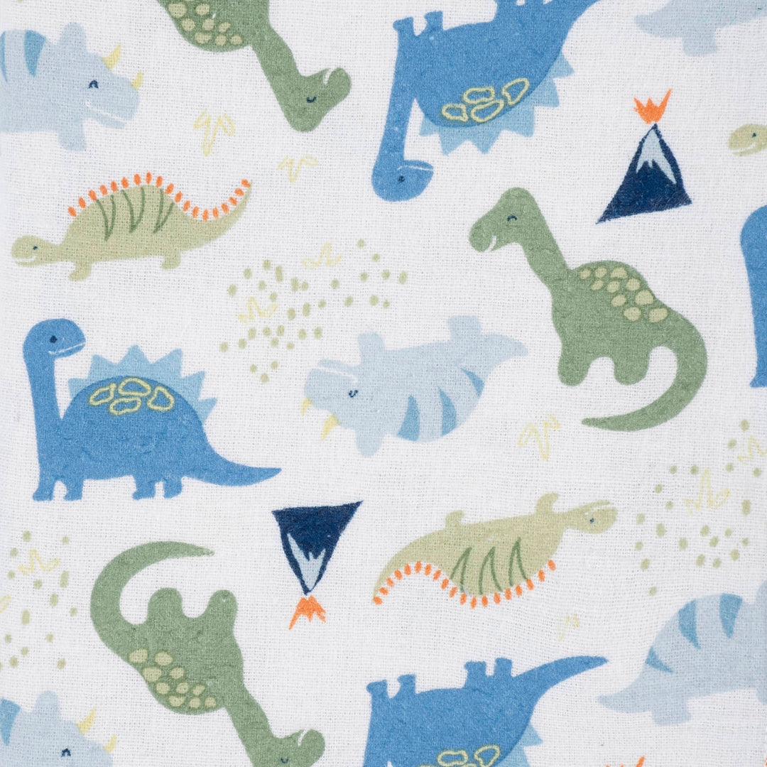 ® 5-Pack Baby Boys Dinosaur Flannel Receiving Blankets