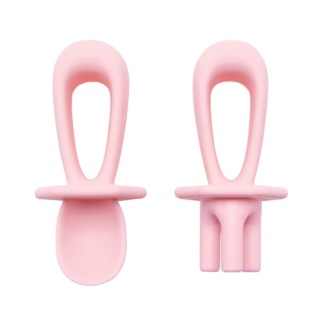 Tiny Twinkle - Silicone Training Utensils - Rose Silicone Training Utensils - Rose 810027530028