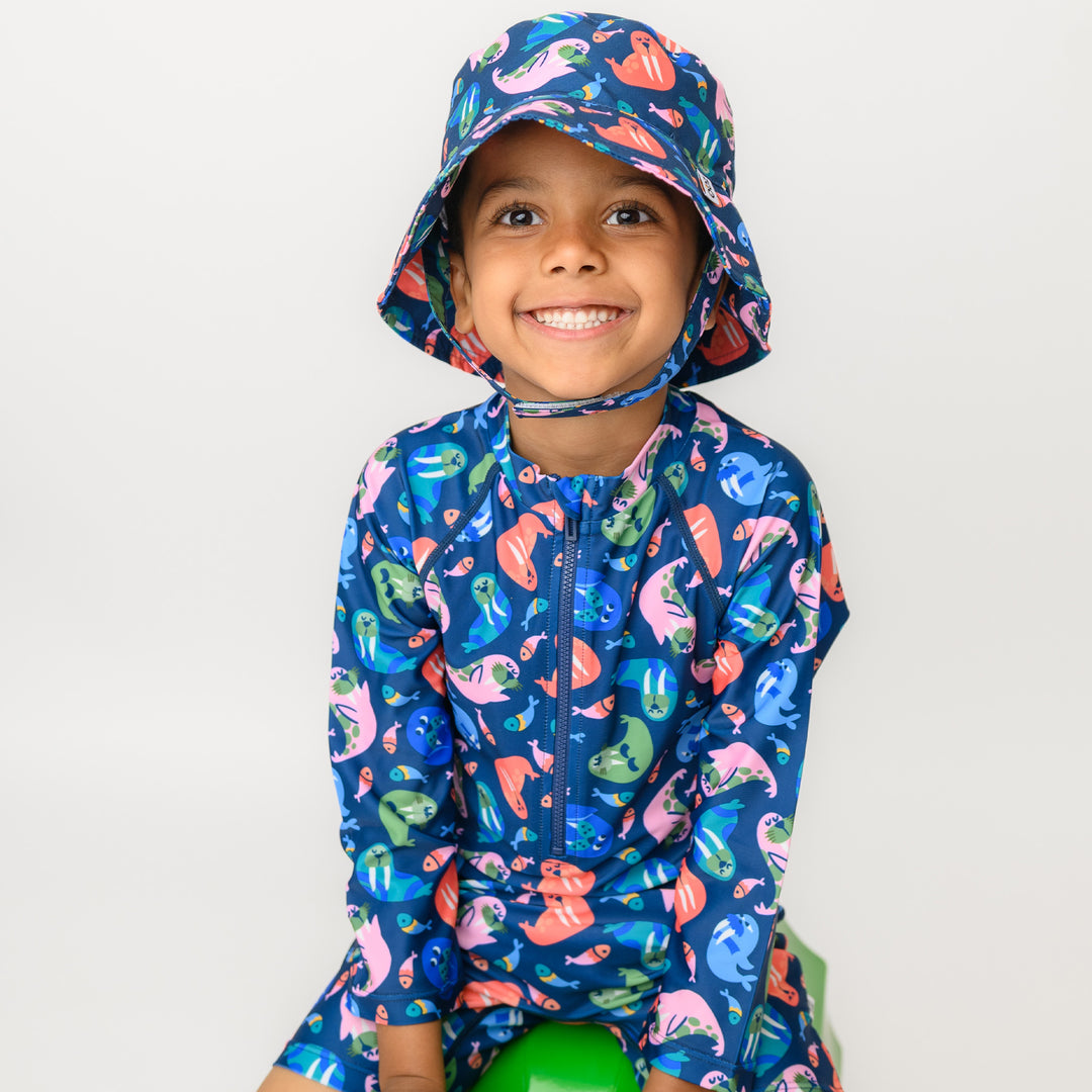 Rashguard 1 Piece Printed Swimsuit