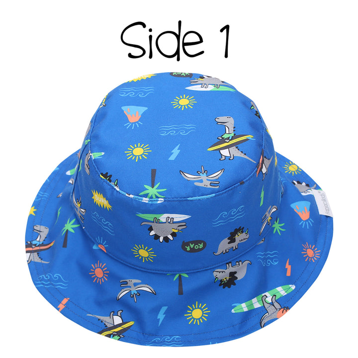 Reversible Kids UPF50+ Patterned Sun Hat