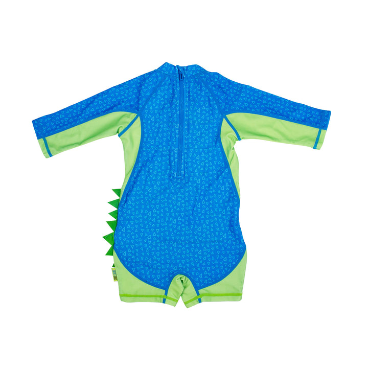 Baby + Toddler UPF50+ Rashguard One Piece Swimsuit - Aidan the Alligator