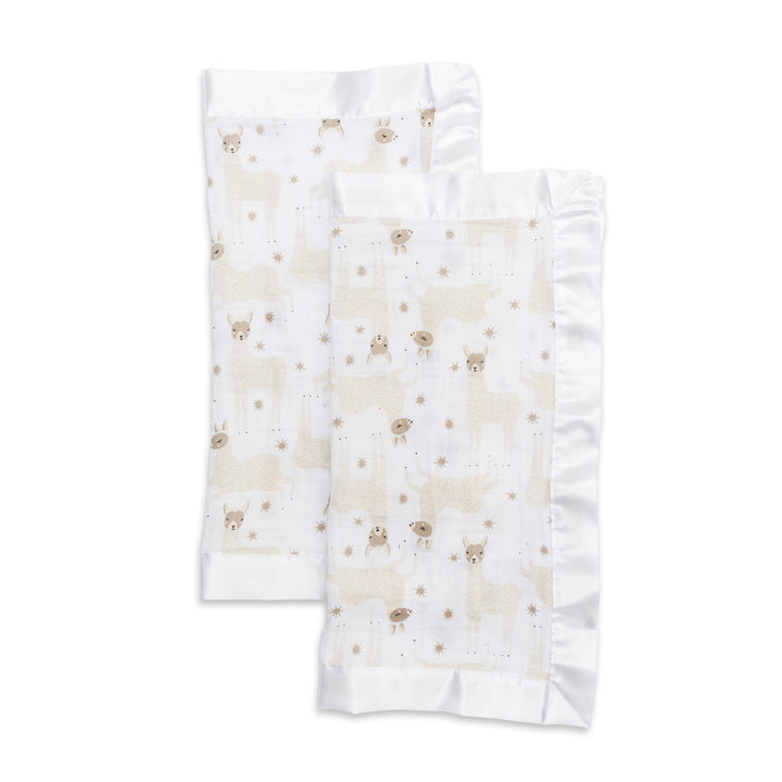 2pk Cotton Security Blankets