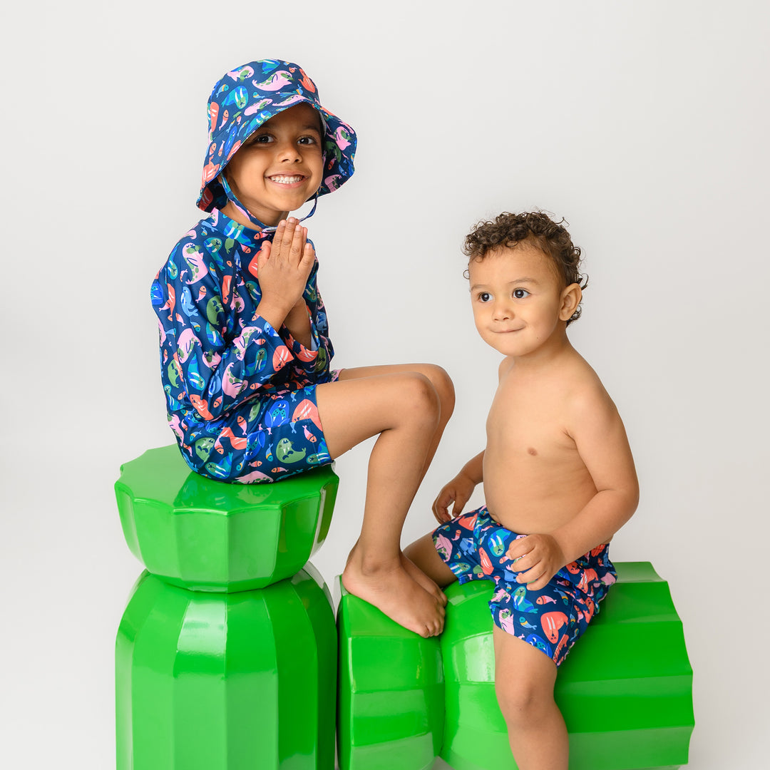 Rashguard 1 Piece Printed Swimsuit