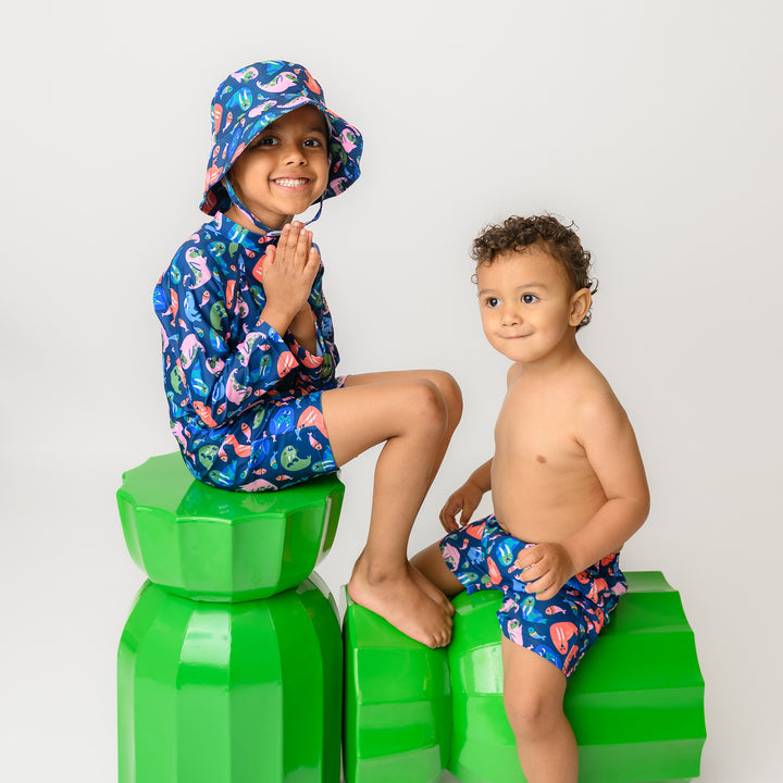 Rashguard 1 Piece Printed Swimsuit