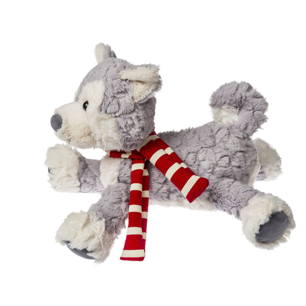 Pâte à modeler de Noël - Husky avec écharpe