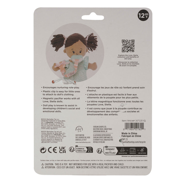 Love, Stella Pacifier & Clip Set