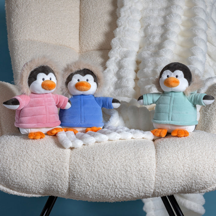 Holiday Puffy Coat Penguins Assortment - 7"