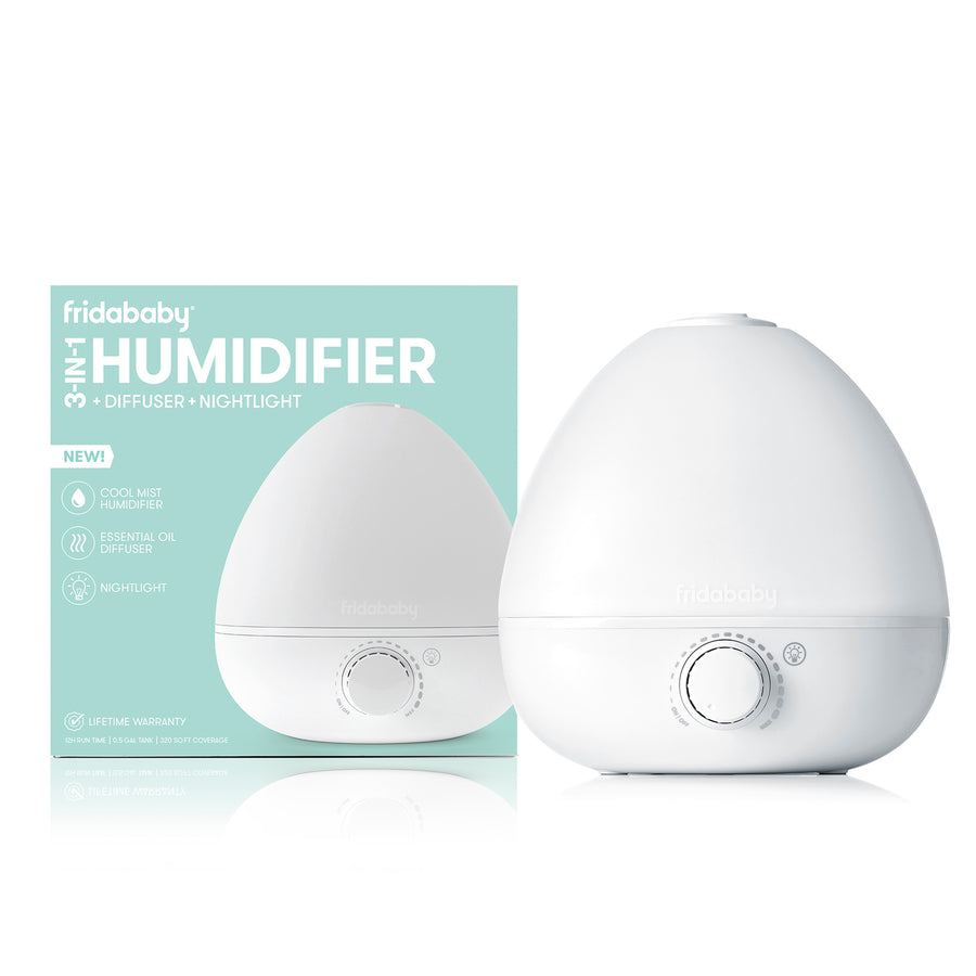 Frida Baby - BreatheFrida 3-in-1 Humidifier Diffuser BreatheFrida 3-in-1 Humidifier Diffuser Nightlight 851877006806