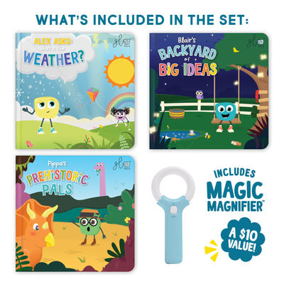 Glo Pals - Light-Up Library - 3 Book Set