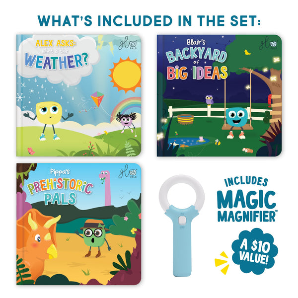 Glo Pals - Light-Up Library - 3 Book Set
