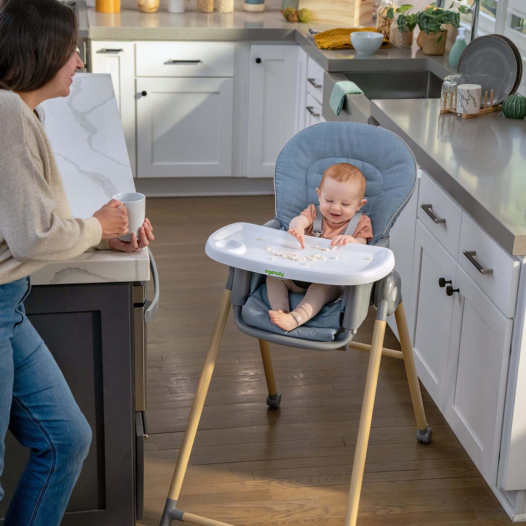 Proper Positioner 7-in-1 Deluxe High Chair - Chambray