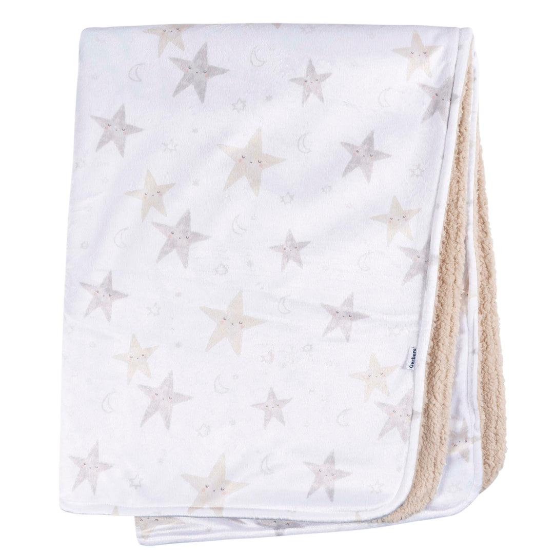 2ply Plush Blanket - Celestial - Stars