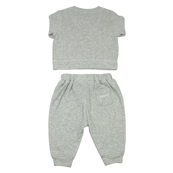 Breathe EZE 2 piece Jogger Set - Light Grey Fleck