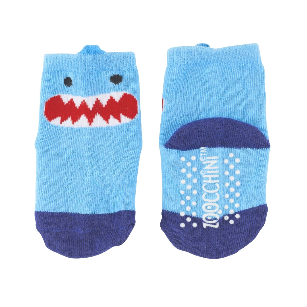 grip+easy™ Comfort Crawler Legging & Sock Set - Sherman Shark