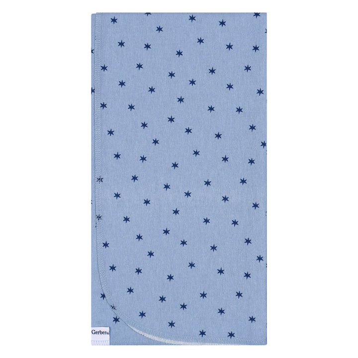 Flannel Receiving Blanket - 4pk